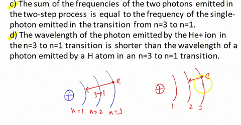 two-helium-ions-he-in-the-n3-excited-state-emit-photons-of-radiation-as-they-return-to-the-ground-state-one-ion-does-so-in-a-single-transition-from-n3-to-n1-the-other-does-so-in-two-steps-n3-36371