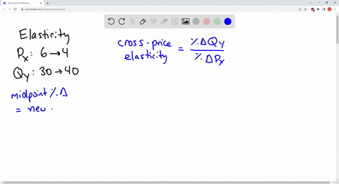 suppose-that-when-the-price-of-good-x-falls-from-6-to-4-the-quantity-demanded-of-good-y-rises-from-30-units-to-40-units-using-the-midpoint-method-the-cross-price-elasticity-of-demand-is-a-07-68396