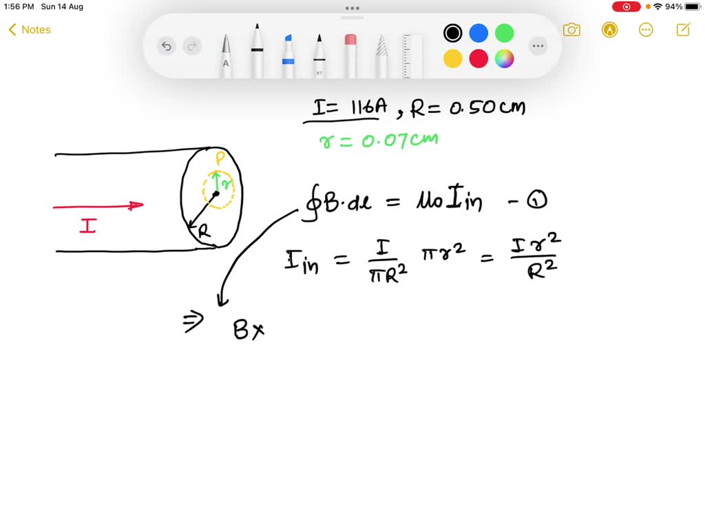 SOLVED Long Straight Wire Of A Radius Of 10 0 Cm Carries A Steady solved-long-straight-wire-of-a-radius-of-10-0-cm-carries-a-steady