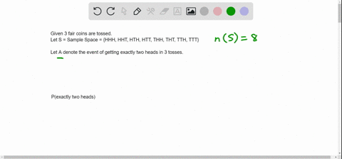 the-sample-space-for-tossing-three-fair-coins-is-hhh-hht-hth-htt-thh-tht-tth-ttt-what-is-the-probability-of-exactly-two-heads-a-b-12-58-38-24852