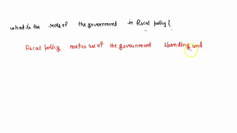 what-is-the-role-of-the-government-in-fiscal-policy-12056