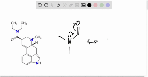 consider-the-structure-of-lysergic-acid-diethylamide-lsd-a-potent-hallucinogen-containing-three-nitrogen-atoms-one-of-these-three-nitrogen-atoms-is-significantly-more-basic-than-the-other-tw-53154