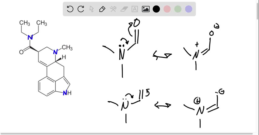 Solved Consider The Structure Of Lysergic Acid Diethylamide Lsd A Potent Hallucinogen 