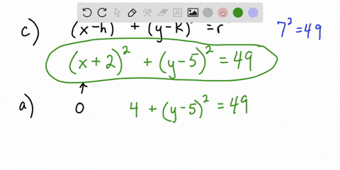 a-circle-is-centered-at-the-point-25-and-has-radius-of-unts_-which-points-on-the-circle-have-an-coordinate-of-0-your-answer-should-be-jist-of-points-such-as-11-24-preview-which-points-on-the-05604
