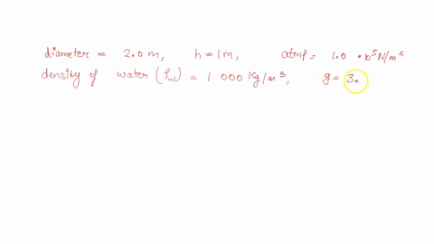 a-round-wading-pool-has-20-m-diameter-and-10-m-deep-what-is-the-total-force-on-the-bottom-of-the-pool-due-to-the-welc-of-the-air-and-the-weight-of-he-water-note-the-pressure-contribution-fro-91347