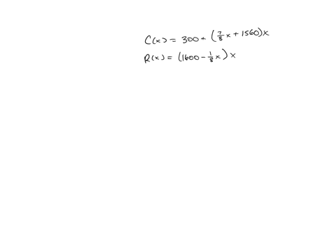 suppose-company-has-fixed-costs-of-300-and-variable-costs-per-unit-of-x-1560-dollars-_-where-x-is-the-total-number-of-units-produced-suppose-further-that-the-selling-price-of-its-product-is-16577