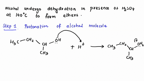 complete-the-mechanism-for-the-reaction-of-_-butanol-in-sulfuric-acid-at-140-c-sulfuric-acid-is-abbreviated-as-h-in-the-drawing-module-in-step-3-the-generic-alcohol-roh-represents-another-bu-88245