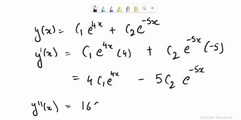 find-the-values-of-a-and-b-so-that-the-general-solution-of-the-differential-equation-y-ay-by-0-is-given-by-yr-91e41-ce-sr-a-what-is-the-value-of-a-b-what-is-the-value-of-b2-09452