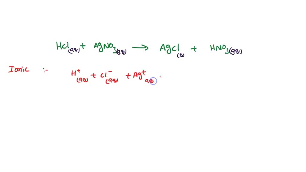 SOLVED: (5) Complete and write, unionized equation, total ionic ...