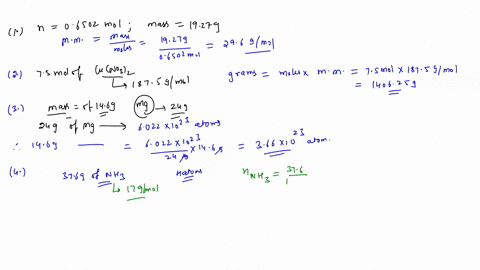 what-is-the-molar-mass-of-a-substance-if-06502-moles-of-the-substance-has-mass-0-1927-grams-how-many-grams-are-present-in-75-moles-of-cu-no-how-many-atoms-are-present-in-a-mg-sample-with-mas-87965