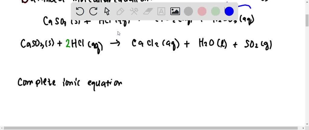 SOLVED:Write a net ionic equation for the reaction that occurs when ...