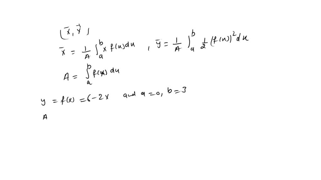 SOLVED: Visually estimate the location of the centroid of the region ...