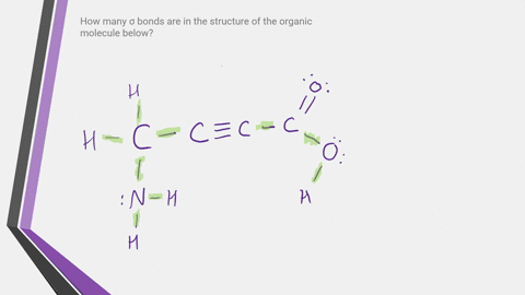 how-many-bonds-are-in-the-structure-of-the-organic-molecule-below