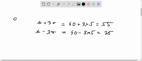 if-a-normal-distribution-of-scores-has-a-mean-of-40-and-a-standard-deviation-of-5-what-range-of-values-would-contain-9974-of-the-scores-a-14-to-80-b-25-to-55-c-35-to-55-d-30-to-64-79108