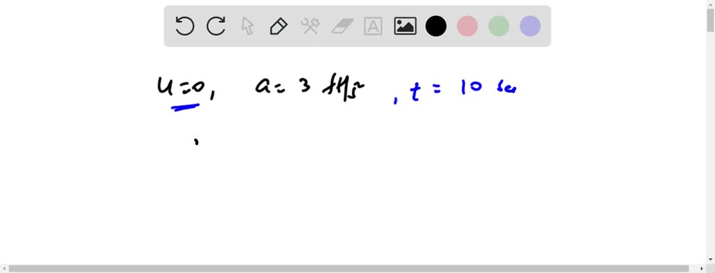 Solved A Car Starts From Rest To Accelerate At A Constant Rate Of M S