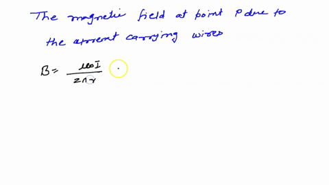 point-p-is-midway-between-two-long-straight-parallel-wires-that-run-north-south-in-a-horizontal-plane-the-distance-between-the-wires-is-21-cm-the-wire-on-the-west-carries-a-current-of-20-a-t-25769