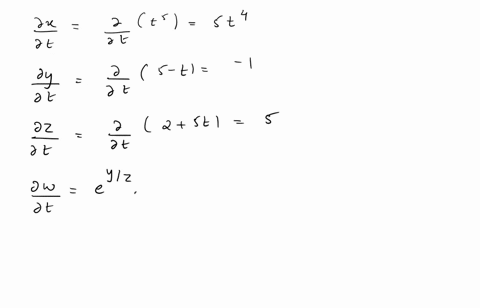 use-the-chain-rule-to-find-dwdt-w-xeyz-x-t5-y-5-t-z-2-5t-use-the-chain-rule-to-find-zs-and-zt-z-er-cos-r-st-sq-root-s4t4-11785