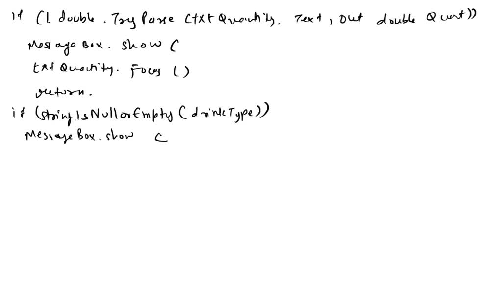 SOLVED: Create a project using C# Visual Studio. Create a class called ...