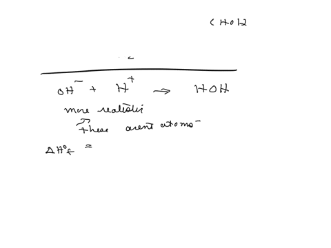 Lab Hoh Write the equation for the formation of hoh from oh and h...