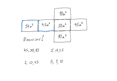 the-net-of-a-rectangular-prism-is-shown-below-the-surface-area-of-each-face-is-labeled-50-m2-45-m-50-m-45-m-90-m-which-values-represent-the-dimensions-in-meters-of-the-rectangular-prism-note-15893