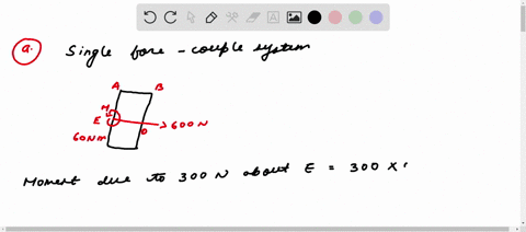 problem-20-points-force-and-a-couple-are-applied-as-shown-to-the-cantilever-beam-a-replace-this-system-of-forces-with-a-single-force-couple-system-applied-at-point-e-b-replace-this-system-wi-89903