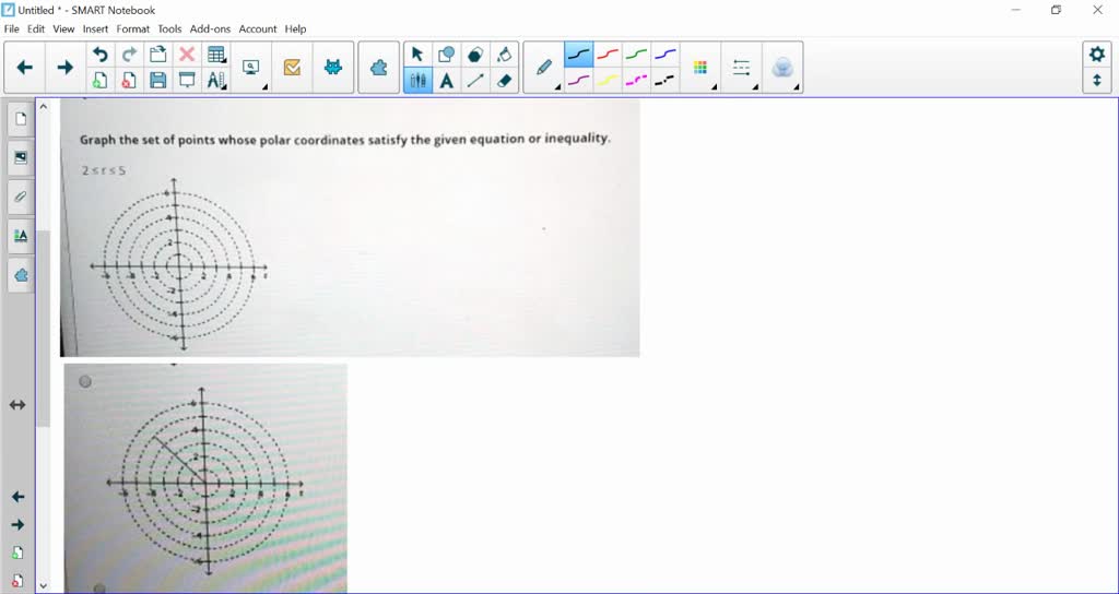 SOLVED: QUESTION 2 Describe the graph of the polar equation: Vertical ...