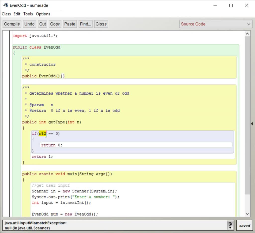 SOLVED: Write a function that checks whether an integer is an even ...