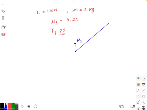 uniform-10-m-long-ladder-of-mass-5-kg-leans-lagainst-a-wall-the-coefficient-of-static-friction-between-the-wall-and-the-floor-is-025-what-is-the-ffrictional-force-on-the-ladder-by-the-floor-00803
