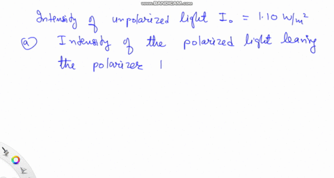 un-polarized-light-whose-intensity-is-110-wm2-is-incident-on-the-polarizer-in-figure-2421-a-what-is-the-intensity-of-the-light-leaving-the-polarizer-b-if-the-analyzer-is-set-at-an-angle-of-theta75ci-2