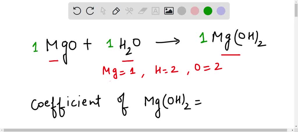 SOLVED: Balance the following reaction with the smallest possible ...