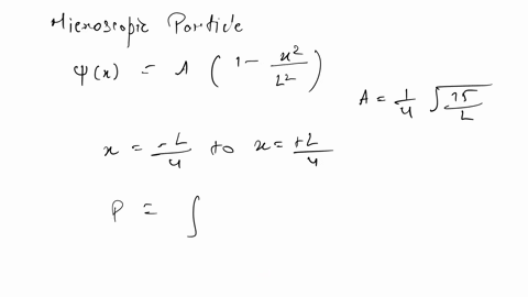 microscopic-particle-with-mass-m-is-in-one-dimensional-potentiab-well-the-potential-energy-is-infinite-for-x-l-and-for-x-l_-while-for-x-l-the-potential-energy-is-given-by-2x2-ux-ml2l2-_-x2-t-46145