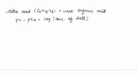 what-is-the-c6h7o7-c6h8o7-ratio-in-an-acetate-buffer-at-ph-380-the-pka-for-citric-acid-is-310-67456