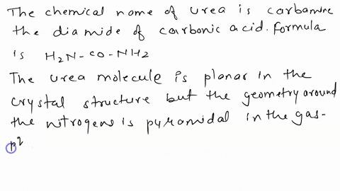 what-is-the-structure-of-urea-47045