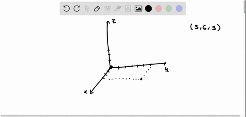 draw-a-rectangular-box-with-the-origin-and-3-6-3-as-opposite-vertices-and-with-its-faces-parallel-to-the-coordinate-planes-find-the-length-of-the-diagonal-of-the-box-92226