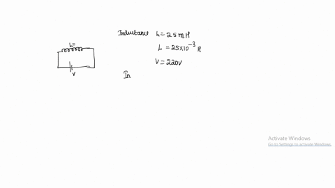 a-pure-inductor-of-25mh-is-connected-to-a-source-of-220-v-find-the-inductive-reactance-and-rms-current-in-the-circuit-in-the-frequence-of-the-source-is-50hz