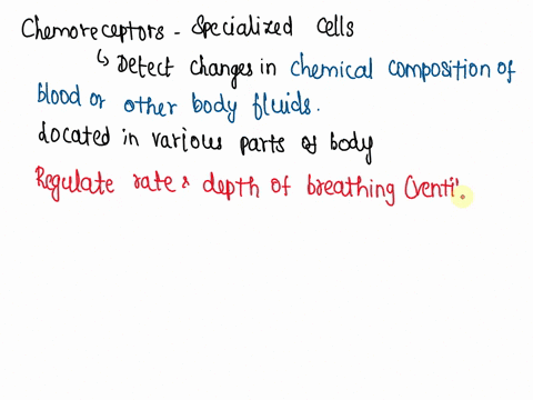 list-and-explain-the-role-of-chemoreceptors-on-the-control-of-ventilation-please-include-where-they-can-be-found-the-effects-when-stimulated-and-physiologic-changes-one-can-anticipate-06797