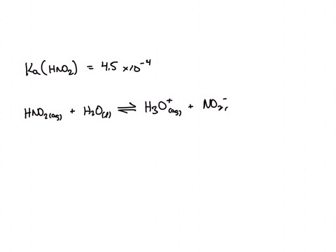 what-is-kb-for-the-conjugate-base-of-hno2-ka-45-104