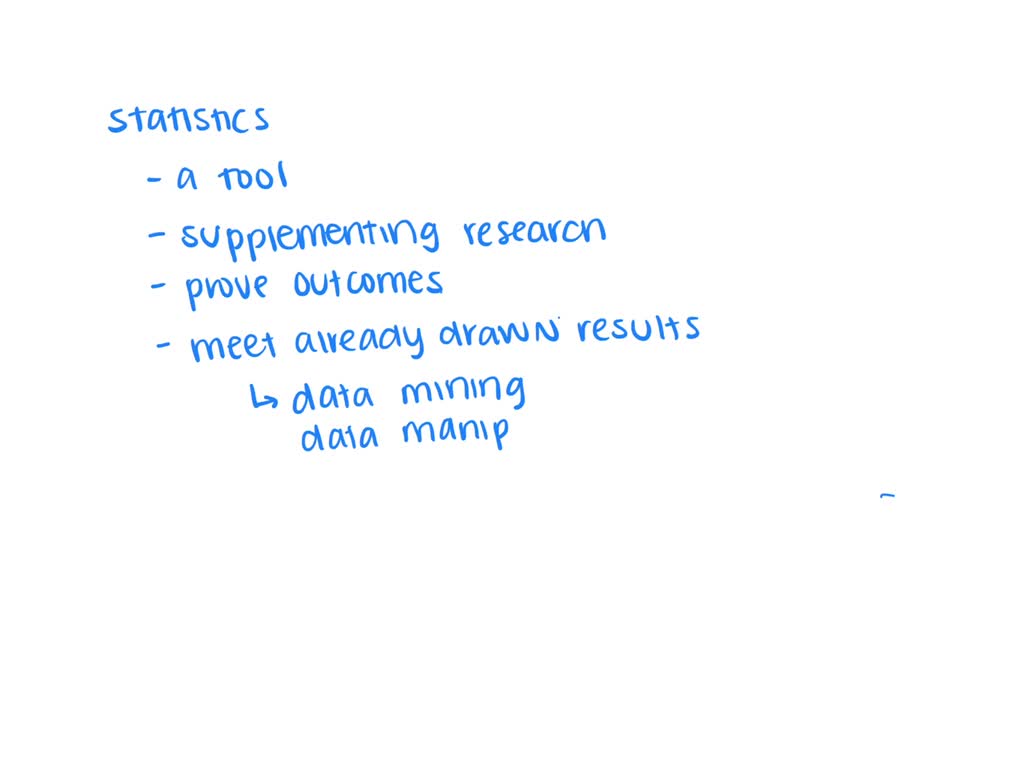 Solved statistics are like clay by which you can make a god or a