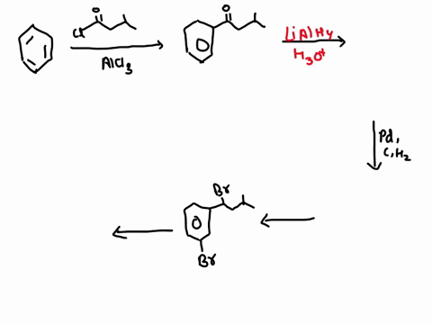 14-20-pts-complete-the-roadmap-multi-step-synthesis-by-indicating-the-appropriate-reagents-intermediates-and-products-reagent-aicl3-pdic-hz-kotbu-nbs-phcooz-br-53703