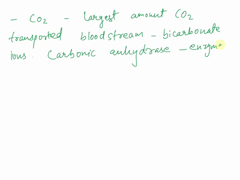 the-largest-amount-of-carbon-dioxide-is-transported-in-the-bloodstream-in-the-form-of-carbonic-anhydrase-true-or-false-21853