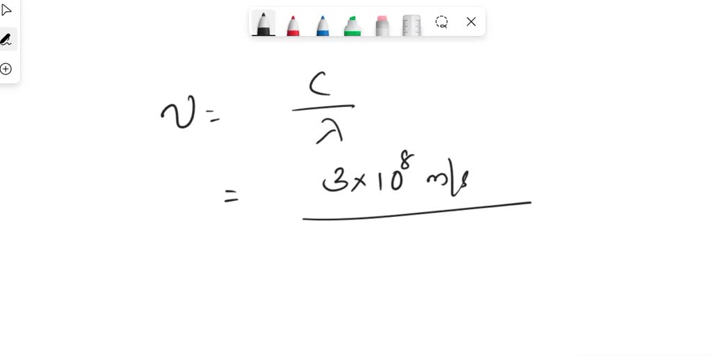 SOLVED Calculate the frequency of light with a wavelength of 355 nm; and identify the type of