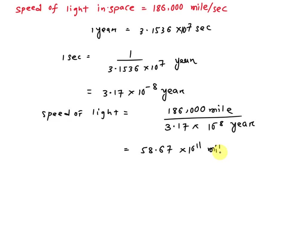 Get Answer) - Name Light Years Away Light travels at a speed of 186,000  miles