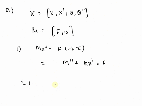 problem-36-motor-driven-cart-with-pendulum-consider-the-inverted-pendulum-on-a-cart-driven-by-an-electric-motor-that-was-studied-in-prob-21-let-the-state-vector-control-and-outputs-be-define-48082