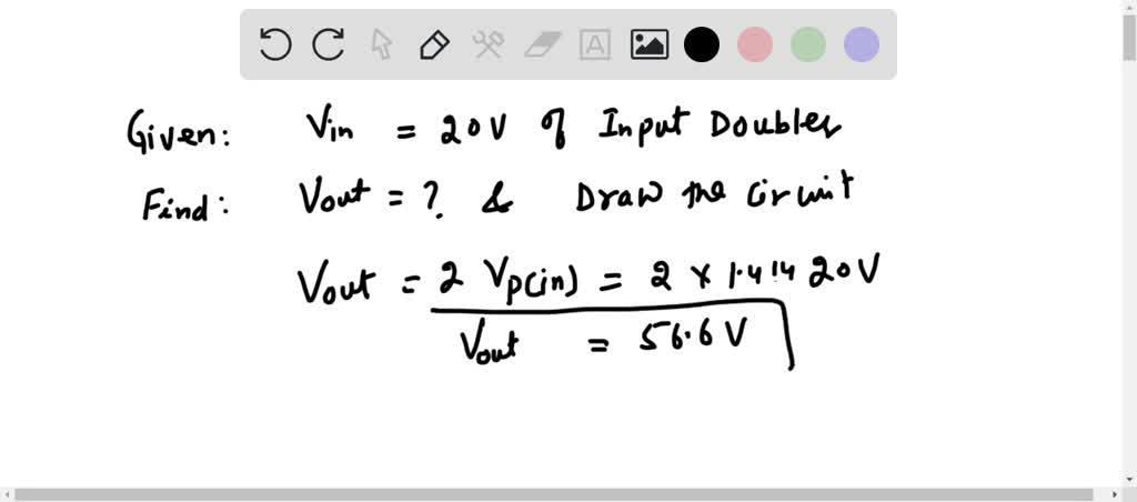 A Certain Voltage Tripler Has 20vrms On Its Input. What Is The Output 