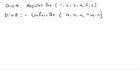 a-bag-contains-three-dice-two-of-which-are-somewhat-unusual-die-a-is-a-regular-die-whose-faces-show-12345-and-6-die-b-has-a-4-on-all-6-sides-and-the-faces-of-die-c-are-22446-and-6-suppose-th-29767