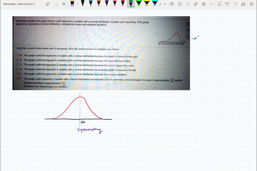 solved-normal-distribution-wilh-mean-p-and-one-graph-in-the-figure