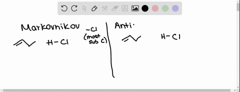 draw-the-reaction-of-1-butene-with-hcl-include-both-possible-products-in-the-reaction-indicate-which-product-is-the-markovnikov-product-and-which-is-the-anti-markovnikov-product-39105