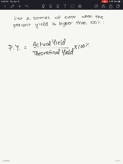 list-2-sources-of-error-that-could-have-resulted-a-percent-yield-of-copper-greater-than-100-percent-yield