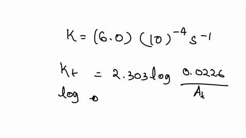 cyclopropane-c3h6-is-converted-to-its-isomer-propylene-ch2-chch3-when-heated-the-rate-law-is-first-order-in-cyclopropane-and-the-rate-constant-is-60-x-10-4-1s-at-500oc-if-the-initial-concent-13185
