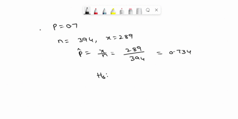 you-are-conducting-a-study-to-see-if-the-probability-of-a-true-negative-on-a-test-for-a-certain-cancer-is-significantly-more-than-07-you-use-a-significance-level-of-001001-h0p07h0p07-h1p07h1-81203